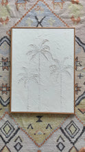 Load image into Gallery viewer, White palm (18”x24”) with frame