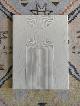 Load image into Gallery viewer, White arch textured canvas 12”x16”