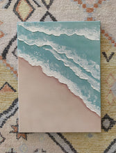 Load image into Gallery viewer, Textured beach canvas (12”x16”)
