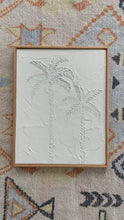 Load image into Gallery viewer, White palm (11”x14”)with frame