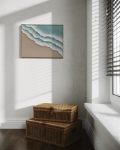 Load image into Gallery viewer, 16”x20”/Textured beach-blue