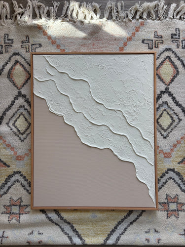 16”x20” Texture beach-Nude