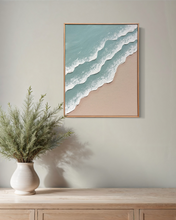 Load image into Gallery viewer, 16”x20” / Textured beach-blue