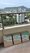 Load image into Gallery viewer, Set of three / Texture beach blue