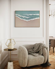 Load image into Gallery viewer, 24”X36” /Textured beach-blue