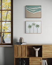 Load image into Gallery viewer, 16”x20” Textured beach-blue