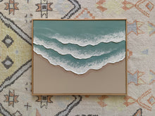 Load image into Gallery viewer, 16”x20” /Textured beach-blue