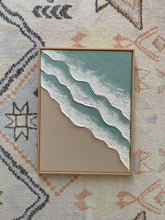 Load image into Gallery viewer, 12”x16” /Texture beach -blue