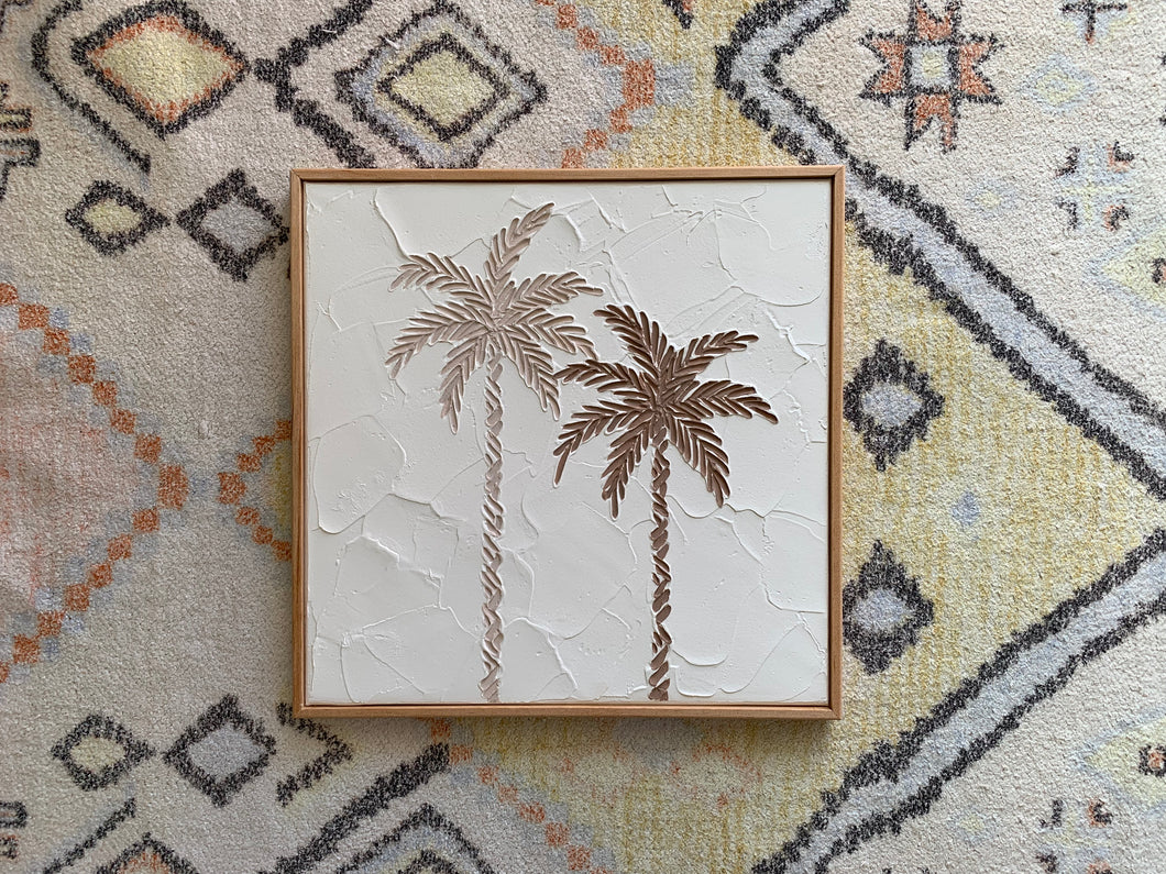 12”x12”North shore palm