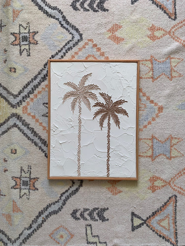 12”x16” Textured North shore palms