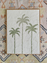 Load image into Gallery viewer, Waimanalo Palm trees -sage 18”x24”