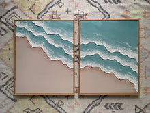 Load image into Gallery viewer, Textured beach-blue Duo