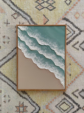 Load image into Gallery viewer, 12”x16” /Texture beach blue