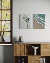Load image into Gallery viewer, 12”x16” /Texture beach blue
