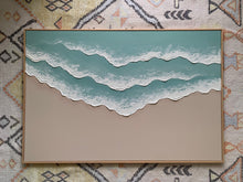 Load image into Gallery viewer, 24”X36” /Textured beach-blue