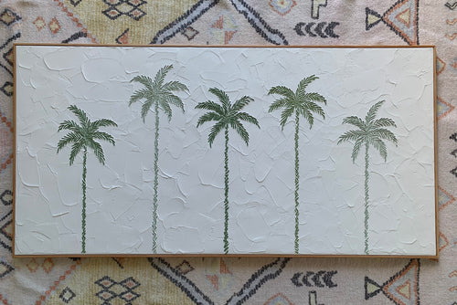 24”x48” Waimanalo Palm trees