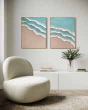 Load image into Gallery viewer, Textured beach-blue Duo