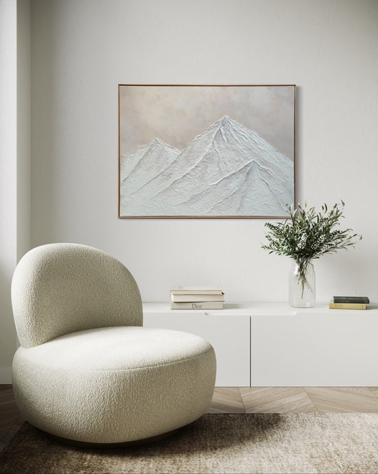 30”x40” Textured mountain Art