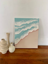Load image into Gallery viewer, Textured beach canvas (11”x14” )