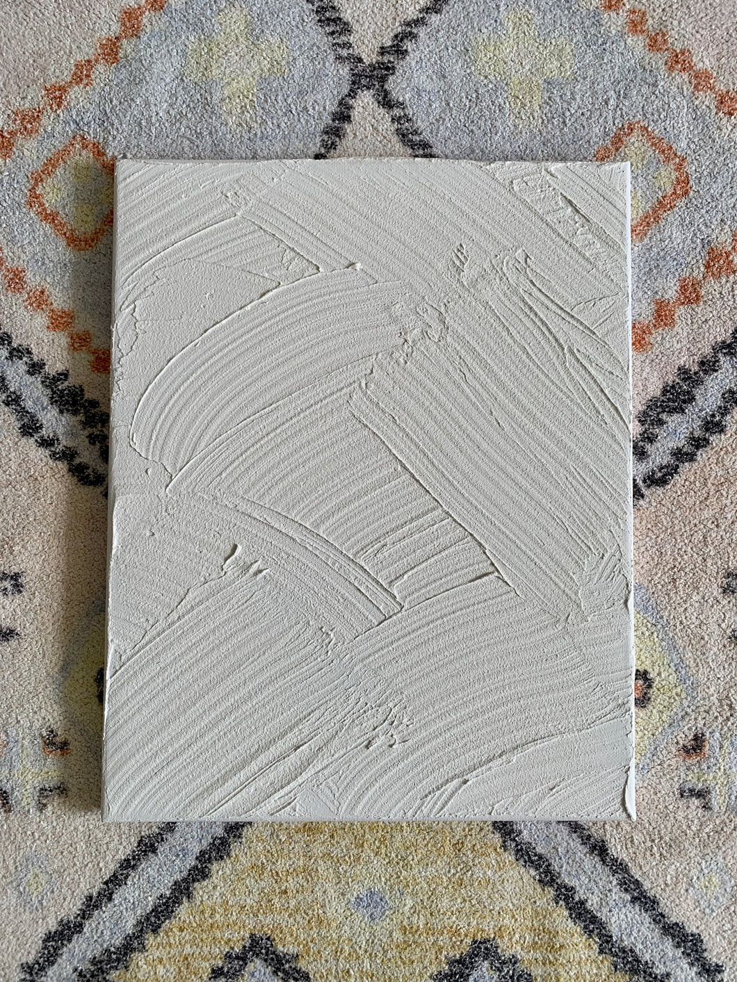 White texture canvas  (11”x14”)