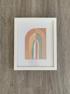 New rainbow  with white Frame