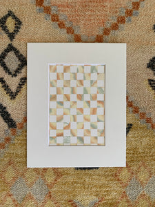 Checkered  (stone) 8”x10”