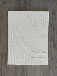 Textured wave original canvas 12”x16”