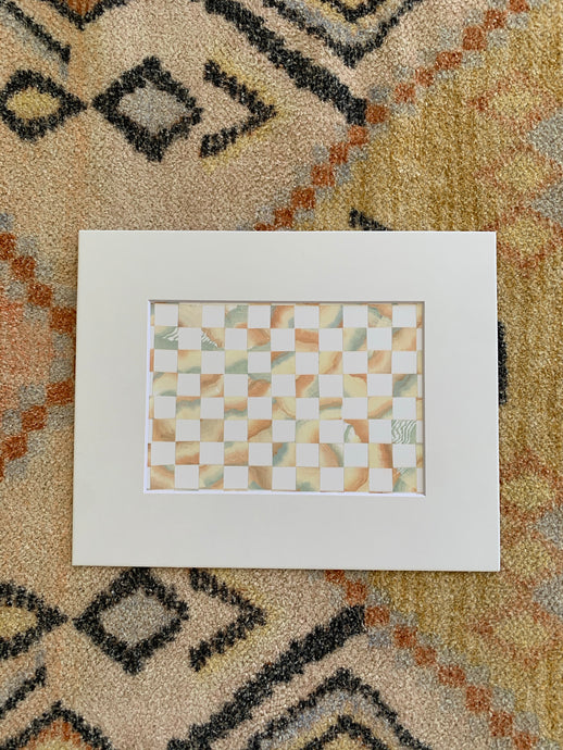 Checkered  (stone) 8”x10”