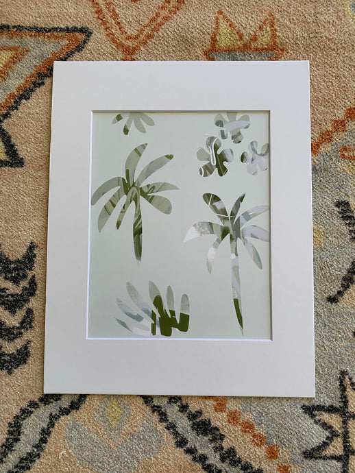 Endless summer palm 11”x14”